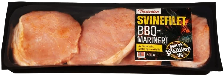 SVINEFILET BBQ MARINERT 500 g finsbråten