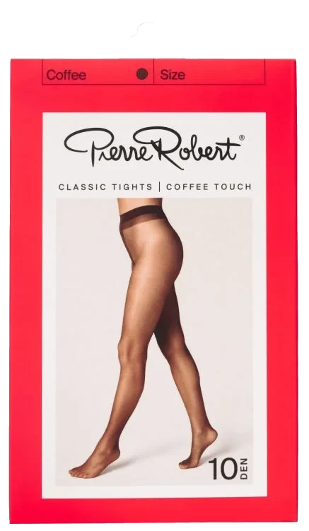Tights 10 Den Coffee 44-48 Pierre Robert