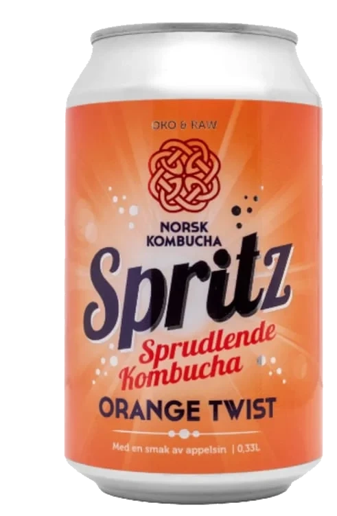 Norsk Kombucha Spritz Orange Twist 0,33l boks