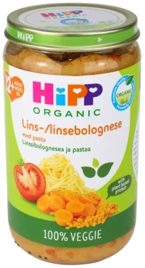 Hipp Linsbolognese med Pasta 12mdr 250g