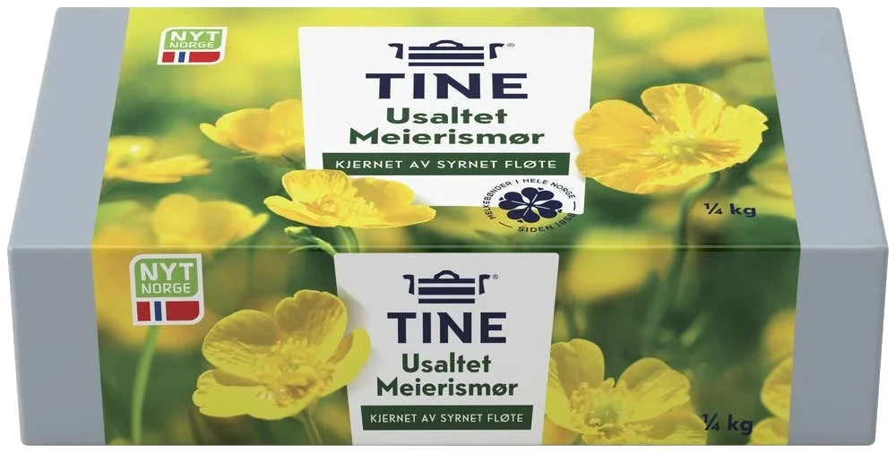 Usaltet smør