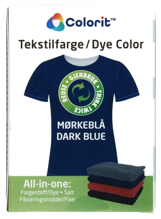 Tekstilfarge Mørkeblå Colorit