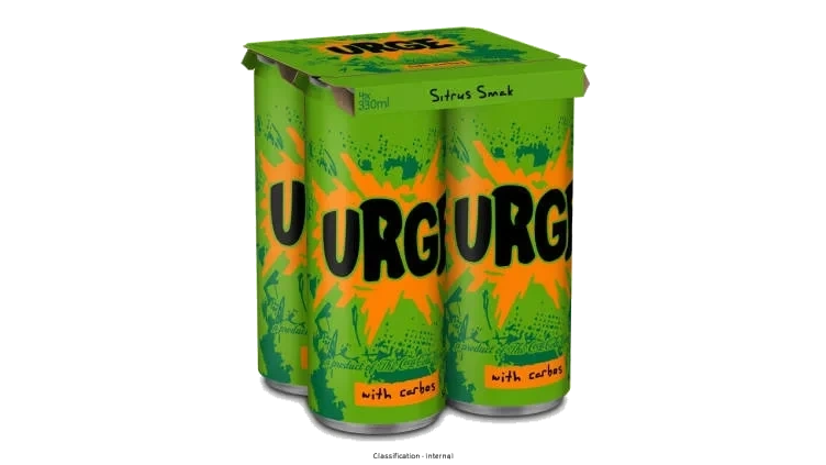 Urge Citrus 0,25lx4 boks