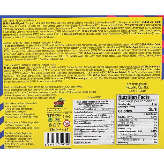 Godisspray Super sour 24-pack
