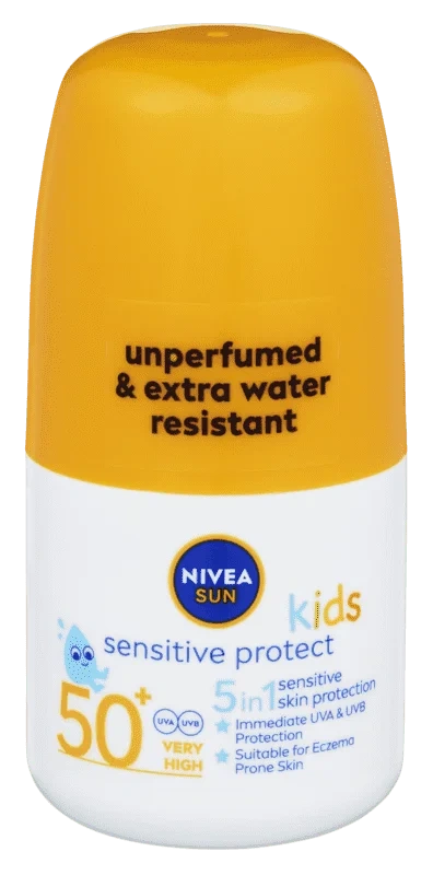 Nivea Sun Kids Sensitive Unperfumed Roll-On SPF50+
