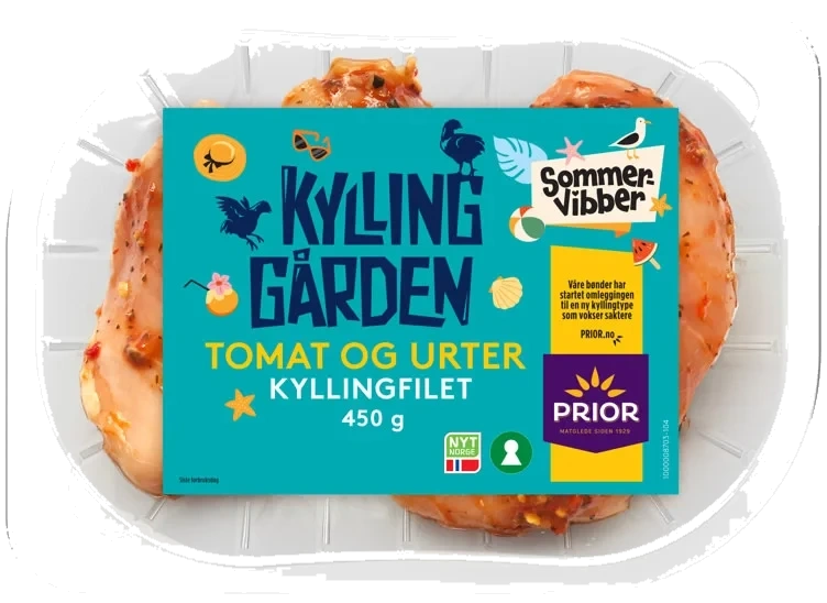 KG Kyllingfilet Tomat & Urter 450g