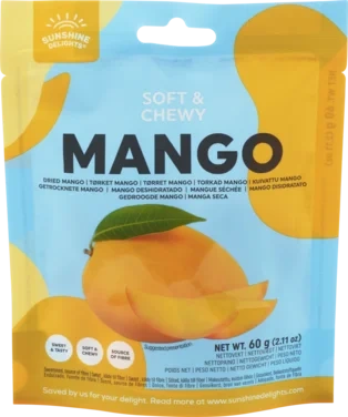 Tørket mango 60 g Sunshine delight