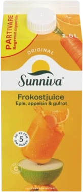 Sunniva Frokostjuice Original 1.5l Tine