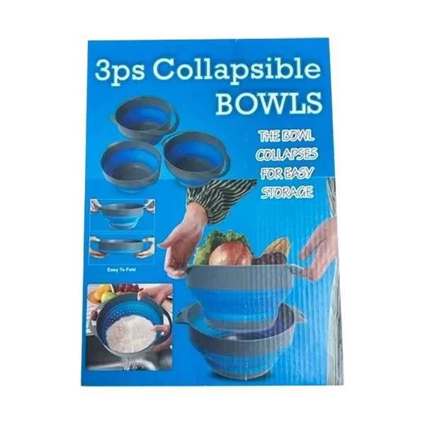 Sammenleggbare Boller 3-pk