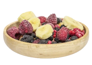 Smoothie Bringebær/blåbær/banan Norrek
