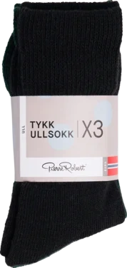 Ullsokk Tykk X3 Black 41-45 Pierre Robert