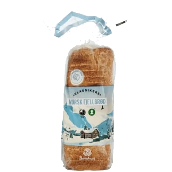 Norsk Fjellbrød Skåret 750g Bakehuset