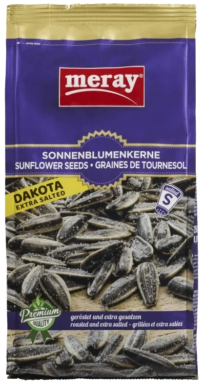 Solsikkefrø Dakota Ekstra Salt 250g Meray