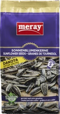 Solsikkefrø Dakota Ekstra Salt 250g Meray