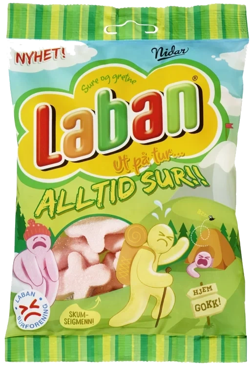 Laban Seigmenn Ut På Tur Alltid Sur 170g Nidar