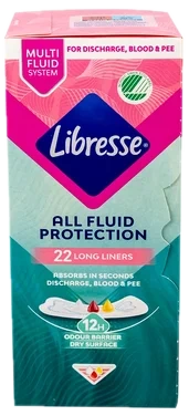 Libresse Truseinnlegg All Fluid Protection Long 22 stk