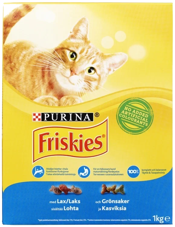 Friskies Laks/grønnsaker 1kg
