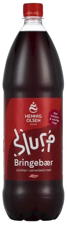 Slush Bringebær 1,5l flaske Slurp