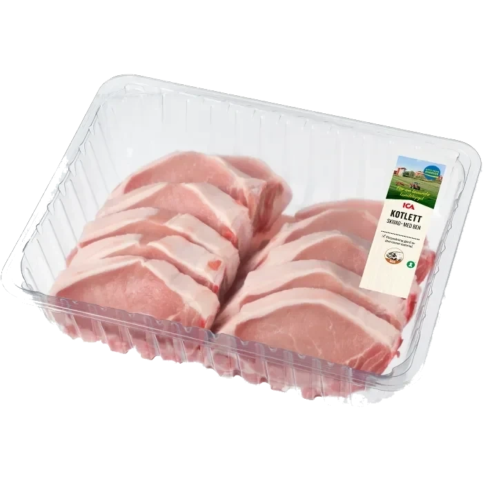 Kotlett Färsk Skivad med ben ca 2kg ICA