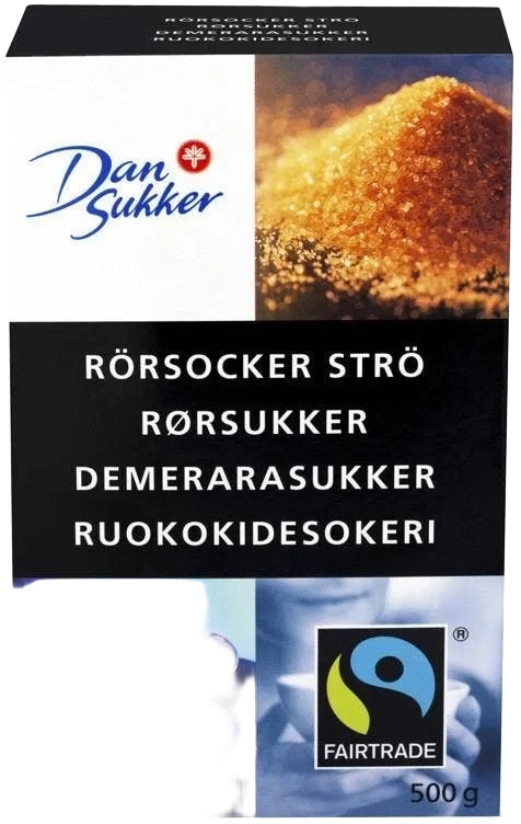 Rørsukker strø Demerarasukker, 500 g