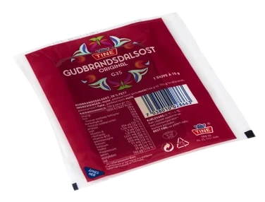 Gudbrandsdalsost Kuvert 200x15g Tine
