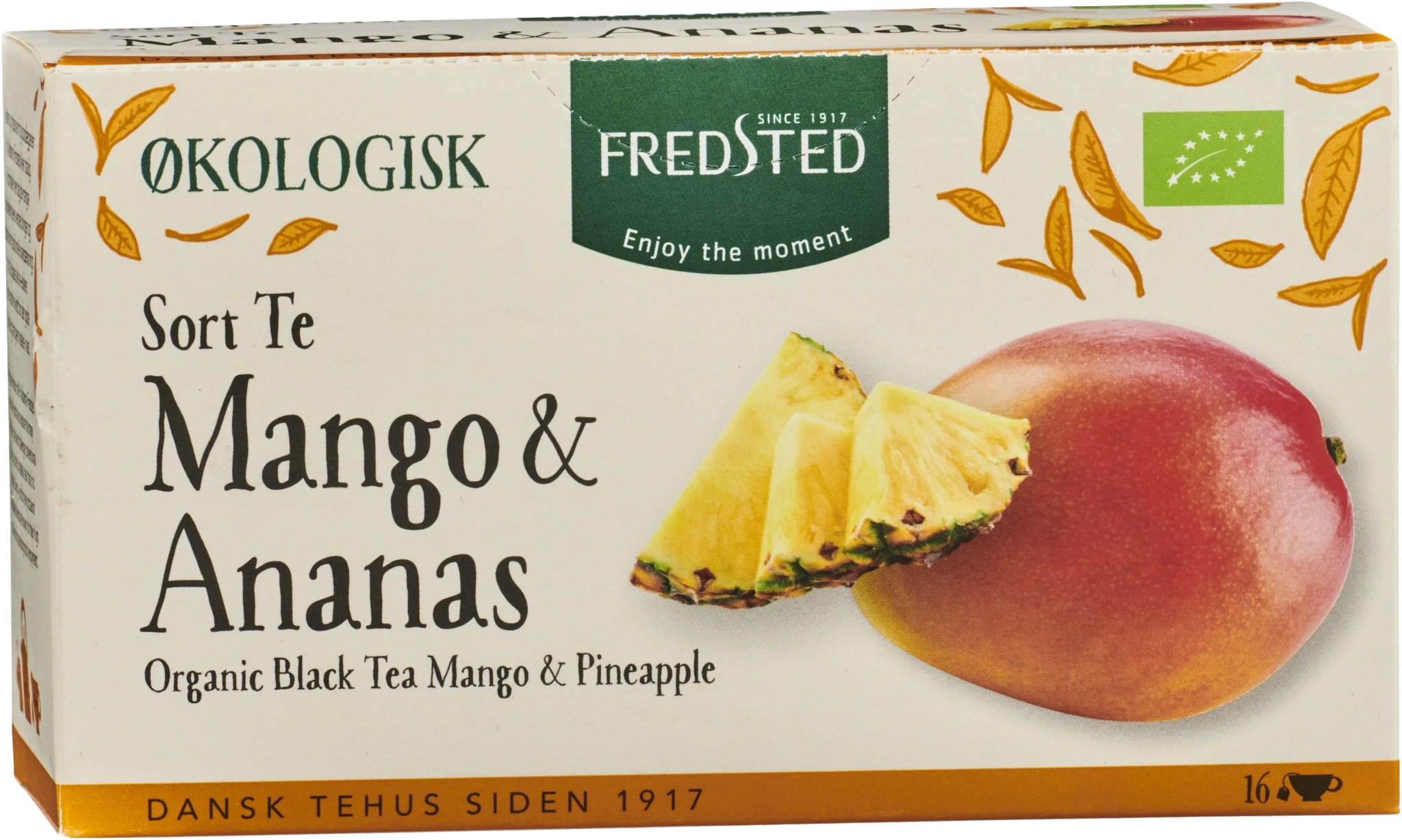 Svart te Mango & ananas 16-pack Eko