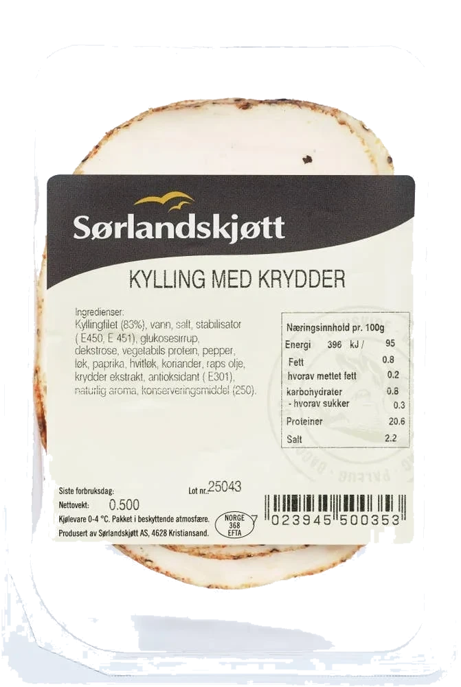 Kylling med krydder
