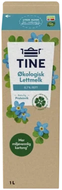 Tinemelk Lett 0.7% Økologisk 1l Tine