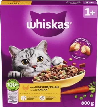 Whiskas 1+ Kylling 800g