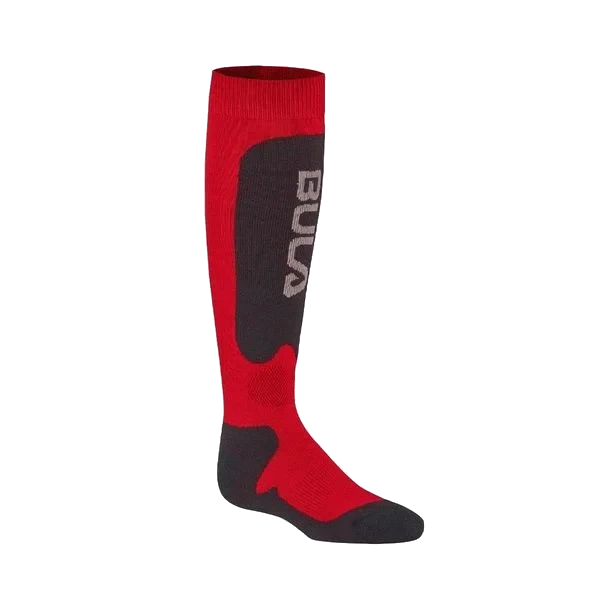 Junior Brand Ski Socks Wool Mix - Red 34-36
