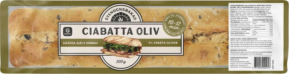 Ciabatta Oliv
