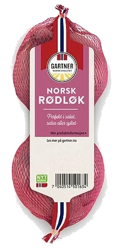 Rødløk 2stk i Strømpe
