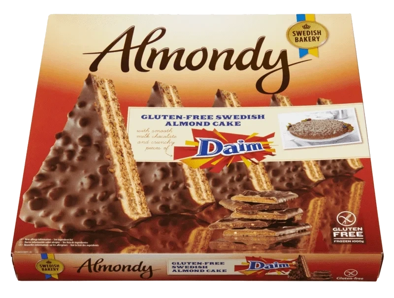 Almondy Daim Mandelkake 1000g 12-16biter
