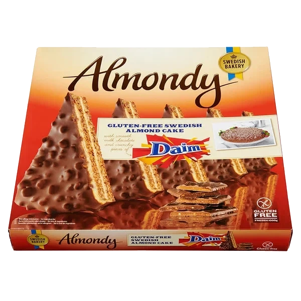 Almondy Daim Mandelkake 1000g 12-16biter