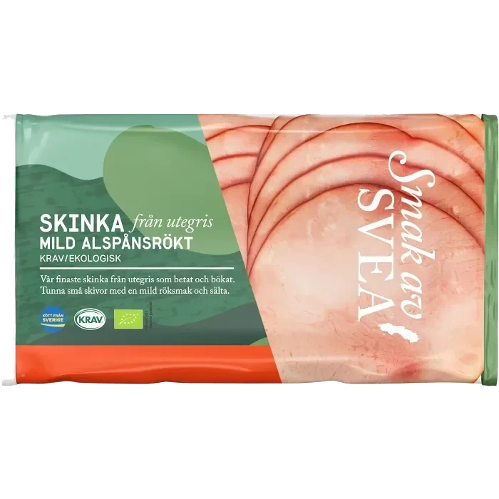 Skinka Alspånsrökt KRAV 100g Smak av Svea