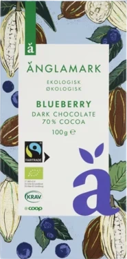 Chocolate Dark 70% With Blueberry