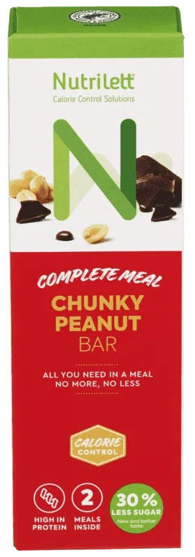 Nutrilett Chunky Peanut Bar 2x59g