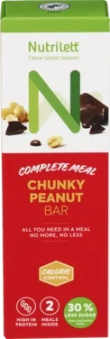 Nutrilett Bar Chunky Peanut 59g 2pk