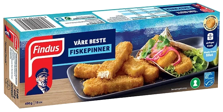 Våre Beste Fiskepinner 450g
