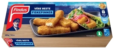 Våre Beste Fiskepinner 450g