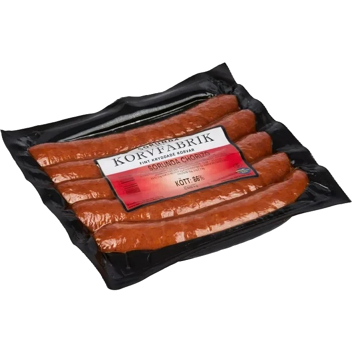Chorizo 86% Kötthalt 600g Sorunda Korv