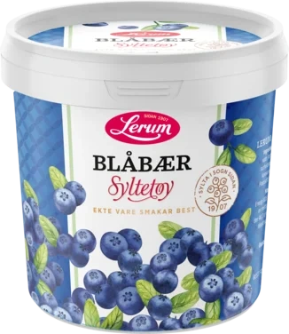 Blåbærsyltetøy 1kg Lerum