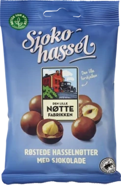 Sjokohassel 70g Dln