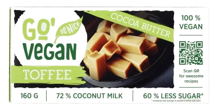 Toffee Plantebasert 160g Go'Vegan