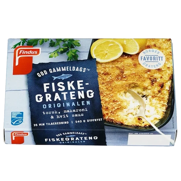 God Gammeldags Fiskegrateng 10x540g