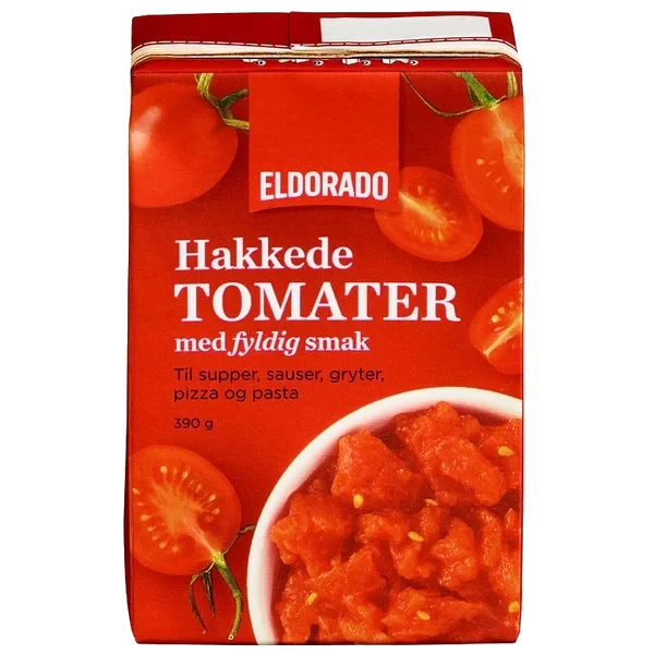Hakkede Tomater 390g Eldorado