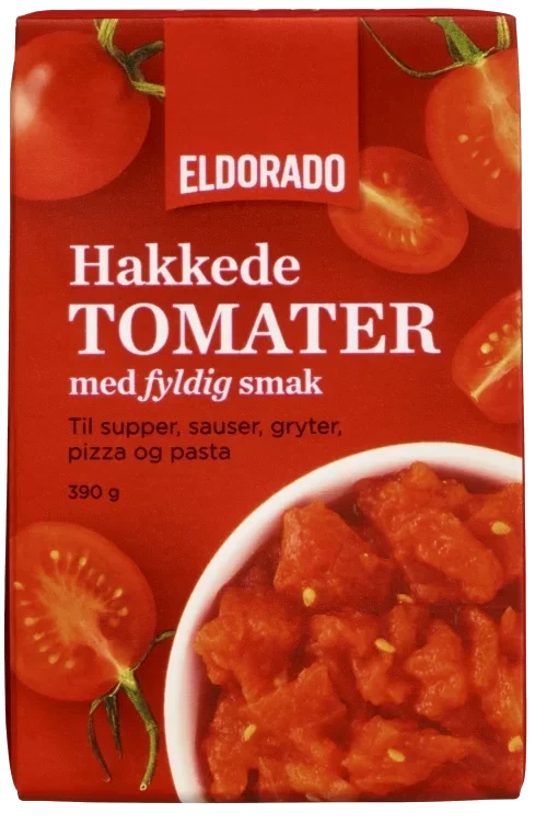 Hakkede Tomater 390g Eldorado