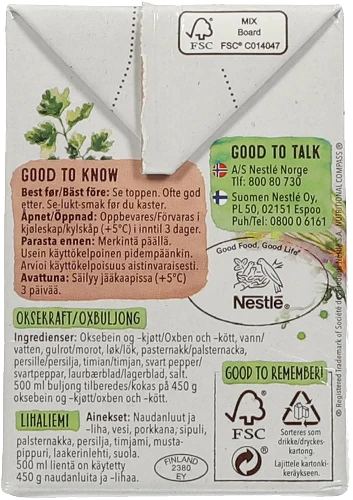 Klar oksekraft