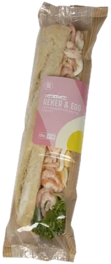 Baguette Reker og Egg 230g