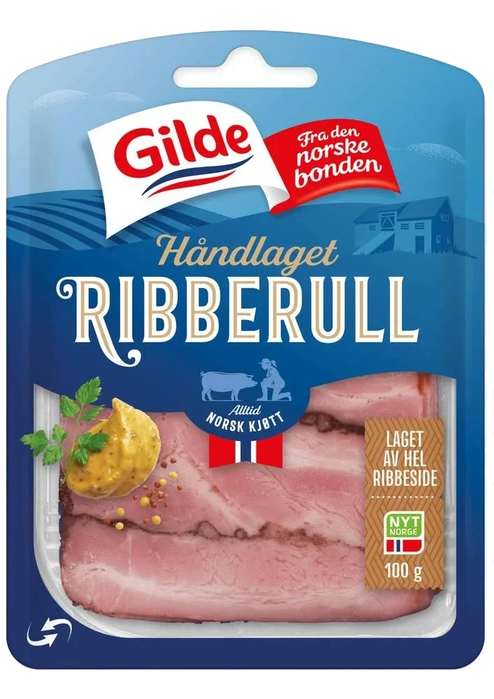 Ribberull skivet